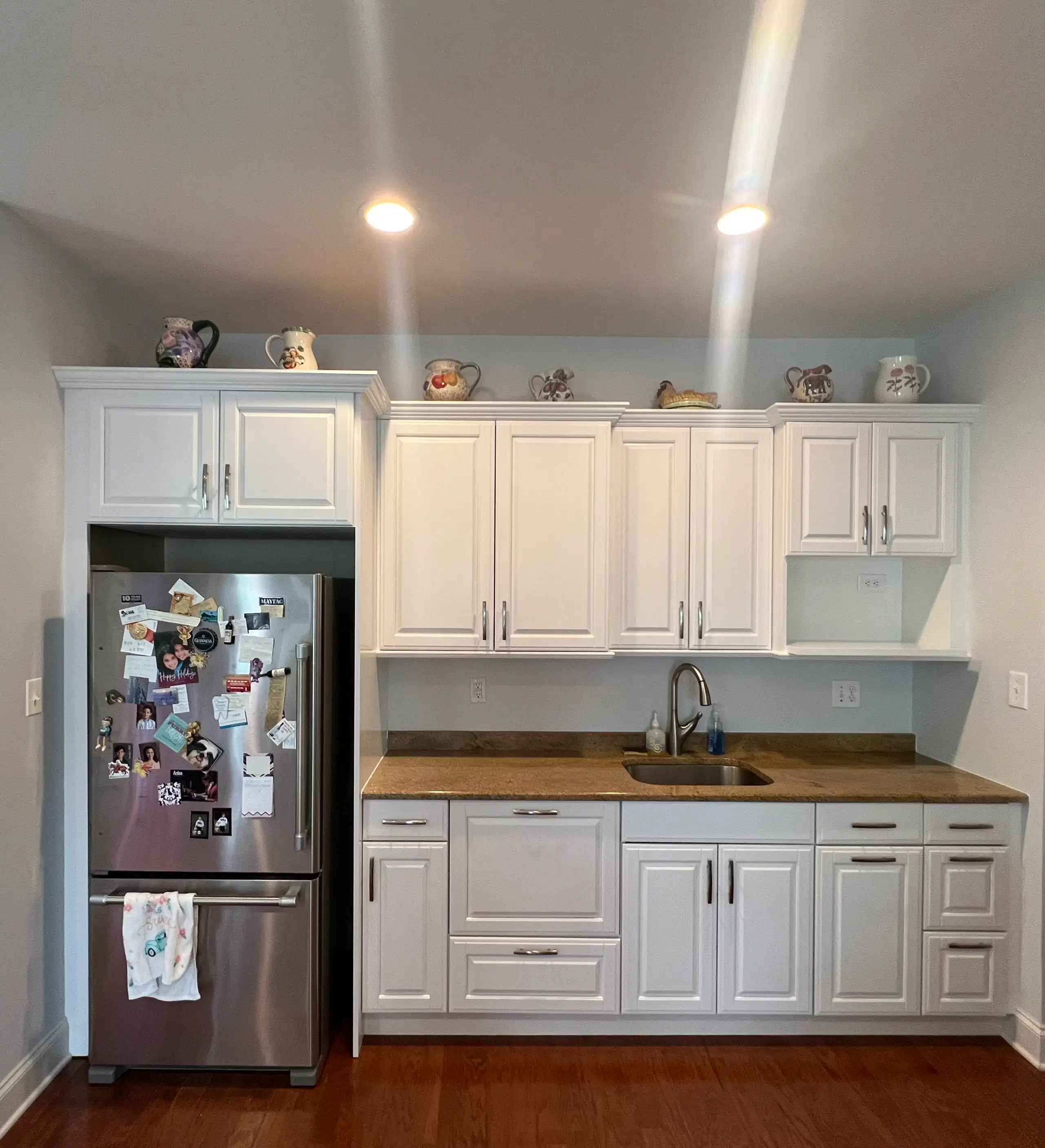 Professional kitchen cabinet painting transformation in Haddon Township, NJ